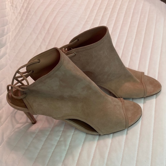 Aquazzura Shoes - Aquazzura Mayfair Suede heels size 39.5